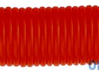 Шланг спиральный воздушный 8х12мм, 18 бар, с быстросъемными соединениями , 15