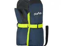 Варежки reusch 20-21 happy r-tex xt kids mitten dress blue/safety yellow