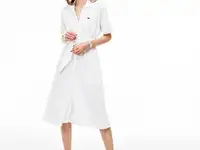 Женское платье lacoste с воротником-поло