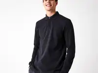 Мужское поло lacoste с длинными рукавами