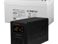 Комплект ибп инвертор энергия гарант 1000 + аккумулятор 100 ач