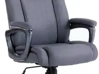 Кресло офисное brabix "solid hd-005", нагрузка до 180 кг, ткань, серое