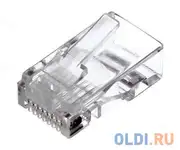 Коннекторы rj-45 (8p8c) для utp кабеля 6кат. ( упаковка 100 шт.)