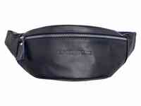 Кожаная поясная сумка ellis dark blue, фотография 1