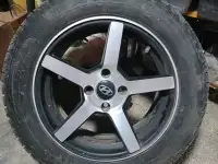 Продам комплект титановых дисков с резиной, фотография 4