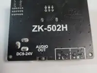 усилитель Bluetooth ZK-502H  5 0 Usb Aux, фотография 4
