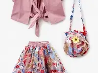 Топ, юбка и сумка ete children