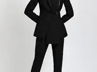 Брюки с завышенной линией талии vassa&co