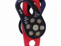 Блок-ролик вертикаль двойной с подшипником сталь