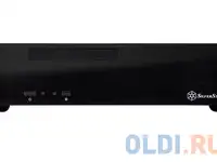 Sst-ml09b milo slim htpc mini-itx silent computer case, black {4} (223109)
