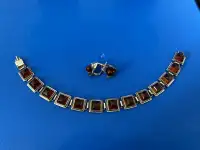 Продам набор украшений серебро с золотом и серебро(янтарь), фотография 2