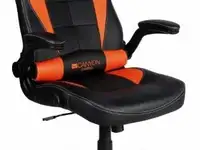 Кресло для геймеров canyon vigil cnd-sgch2 черно-оранжевое