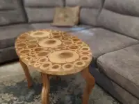 Продам чайные столики из эпоксидной смолы и спилов дерева, фотография 2
