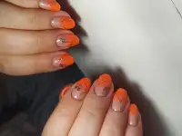 Маникюр, укрепление натуральных ногтей гелем, наращивание ногтей., фотография 9