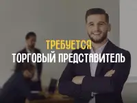 Требуется торговый представитель на регион с личным автомобилем