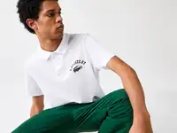 Мужское поло lacoste  regular fit из ультралегкого хлопка