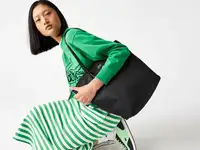 Сумка-тоут lacoste l.12.12 concept с вертикальной молнией