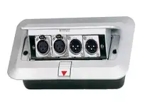 Встраиваемая панель с разъёмами soundking aj308