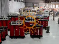 Трансформатор сухого типа: Тсл630 10 0.4 dyн-11 ip00 al с литой изоляцией, фотография 6