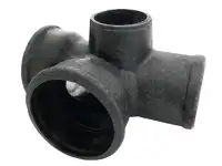 Крест чугунный с пожарной подставкой, D1 от 15 до 1000 мм, D2 от 15 до 1000 мм, Вид: ППКФ..., Марка: ВЧШГ