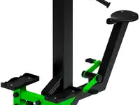 Степ+вело (зеленый) - уличный тренажер - ст 018-12