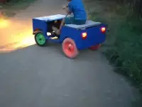 Продам самодельную педальную машинку для детей, фотография 2