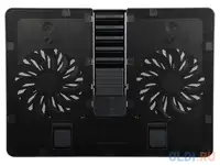 Теплоотводящая подставка под ноутбук deepcool u-pal (до 15.6", вентиляторы 2x140мм, usb