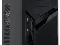 Корпус atx powercool s1007bk u3 450 вт чёрный