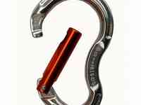 Карабин вертикаль детский скалолазный с прямой защелкой keylock