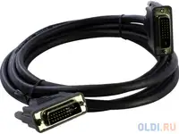 Кабель dvi 2м 5bites apc-099-020 круглый черный