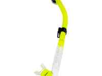 Трубка marlin dry lux (прямая гофра) clear/yellow