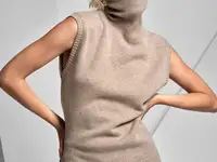 Жилет из шерсти и кашемира vassa&co