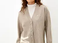 Женский кардиган lacoste из смеси вискозы