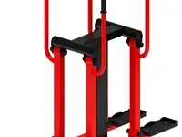 Двойные лыжи (красный) - уличный тренажер - ст 009-11