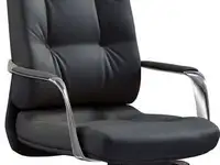 Кресло бюрократ dao/black кожа черный