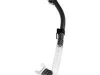 Трубка marlin dry lux (прямая гофра) clear/grey