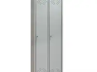 Шкаф металлический для одежды практик "ls-21", двухсекционный, 1830х575х500 мм, 29 кг