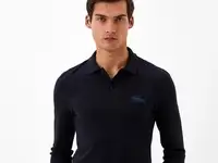 Мужское поло lacoste l.12.12 с длинными рукавами