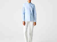 Женская рубашка lacoste slim fit