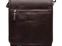 Кожаная сумка через плечо denston brown