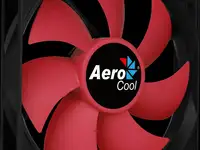 Вентилятор aerocool force 12 pwm red, 120x120x25мм, 500-1500 об./мин., разъем pwm