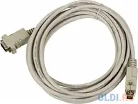 Кабель vga 5м ningbo cab016-5 круглый серый