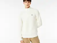 Мужской хлопковый свитер lacoste на молнии