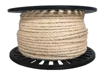 Канат сизалевый Диаметр: 10; 13; 16; 19... мм