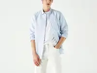 Мужская рубашка lacoste slim fit