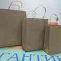 Бумажные белые и крафтовые пакеты Алматы, фотография 3
