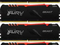 Kingston 32gb 3600mhz ddr4 cl17 dimm (kit of 4) fury beast