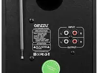 Ginzzu gm-406 2.1 с bluetooth, выходная мощность 20вт + 2х10вт, аудиоплеер