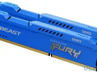 Оперативная память для компьютера kingston fury beast blue dimm 16gb ddr3 1600 mhz