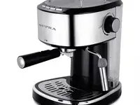 Кофеварка эспрессо supra cms-1515 черный/серебристый